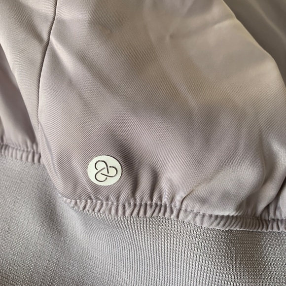 Zella Athletic Yoga 1X Full Zip Jacket Gray Purple - Picture 5 of 7